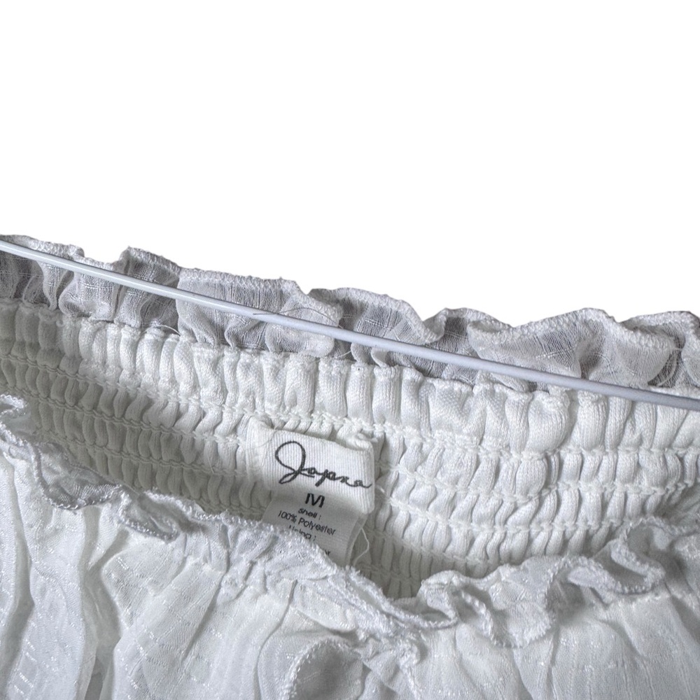 White Ruffled Blouse - Picture 2 of 3